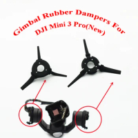 New Gimbal Side Uncut Rubber Dampers For DJI Mini 3 Pro Damping Cushion Shock-absorber Ball Genuine Spare Part 1 Pair