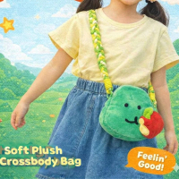 JOGUMAN 療癒系恐龍|毛絨斜揹袋  