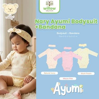 Bodysuit Set Bayi - Nary Ayumi Bodysuit & Bandana 0-6m