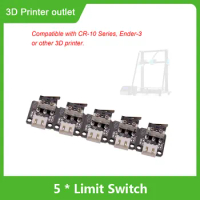 Aibecy 5pcs Endstops Limit Switch 3Pin for CR-10 Series Ender-3 3D Printer