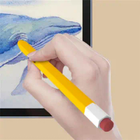 Vintage Pencil Case For Galaxy Tab S6 Lite S7 &amp; S8 &amp; S7 Plus &amp; S7 FE &amp; S8 Plus Liquid Silicone Stylus Pen Cover