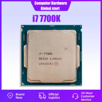 Used Intel Core i7 7700K 4.2GHz Quad-Core Eight-Thread 8M 91W CPU Processor LGA 1151
