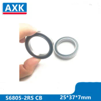 Axle Bearing Repair Parts Stainless Steel Ceramic Bearing Sc6805-2rs 25*37*7 Mm Bicycle Bottom Brackets &amp; Spares 6805rs Bearings