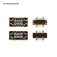 2PCS Inner FPC Connector Battery Holder Clip Contact For Huawei Nova 4E logic on Mainboard on Ribbon For Huawei Nova 4 E parts