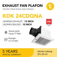 Ceiling Exhaust Fan Plafon Cerobong Sirocco KDK 24CDQNA 24 CDQNA CDQN
