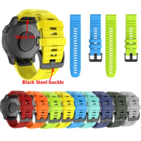 Sport Silicone Watchband Wrist strap for Garmin Instinct 2 Forerunner 955 945 935 745 EasyFit Quick Release wirstband