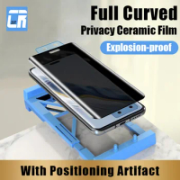 3D Anti-spy Ceramic Soft Film For Honor Magic 6 5 4 Lite X9b X9a X50 GT Privacy Screen Protector For Honor 100 90 80 70 Pro Plus