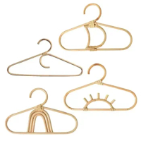 Saver Rack Clothing Hanger Wood Solid Storage First Drying Wardrobe Class Rack Rattan Hanger Space Clothes Anti-slip Clothes