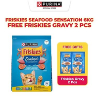FRISKIES Adult Seafood Sensation 6kg Free Friskies Gravy 2pcs