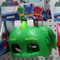 Kostum Topeng PJ Masks Original Hasbro Gekko PJ Mask hijau