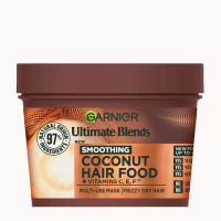 Garnier Hair Food Multi-Use Mask, Smoothing Coconut, Up to 48H Anti- Frizz 400ml