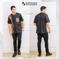 MUTIF DAMOZA Gamis SHAMILA Koko MIQDAD Dress Wanita Muslim Katun Kualitas S-3XL XXL MIQDAD