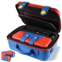 Carrying Case For Nintendo Switch/Switch OLED Soft Lining Hard Case Accessories +Strap 1Set