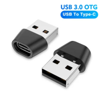 USB To Type C OTG Adapter USB A Male To Type-c Female Converter For Macbook Xiaomi Samsung OTG Data Transfer &amp; Charge Connector