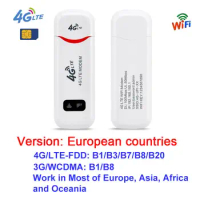 Unlocked 4G LTE WIFI Wireless Router USB Dongle Mobile Broadband Modem Sim Card