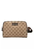 Gucci 二手 Gucci Gg 帆布腰包