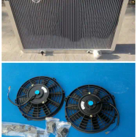 Hot Selling 56MM New Aluminum Radiator &amp; FAN*2 For MITSUBISHI Starion 2.0 Turb