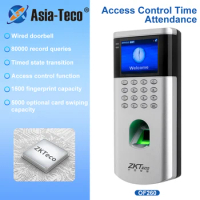 ZKTeco Electric Fingerprint Access Control Attendance Machine for Smart Card System TCP IP Digicode Time Clock Recorder OF260