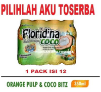 FLORIDINA Orange Coco / Jeruk Kelapa 350 m - (1 pack isi 12 botol)