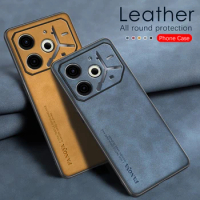 Sheepskin Leather Soft TPU Phone Cover For Tecno Pova 6 Neo Case For Tecno Pova 6Neo Pova6 Neo Pova6