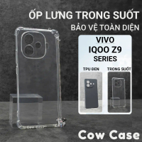 Ốp lưng dành cho iQoo Z9 Turbo, Z9 5G, Z9x, Z9 Lite/Plus trơn màu đen | Ốp lưng dành cho Vivo dẻo bả