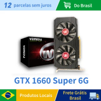 VEINEDA Graphic card gtx 1660 Super  6gb 192Bit 7000mhz gtx1660 GDDR6 GPU PC games HDMI-Compatible Video Card
