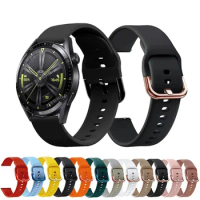 Watchband For Huawei Watch GT 3 42mm 46mm Silicone 20mm 22mm Strap For Huawei Watch 3 4/GT 2 Pro/2E/GT Runner/GT3 SE Bracelet