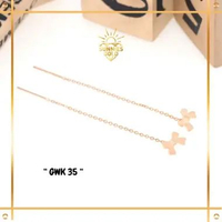 ANTING TUSUK JUNTAI MODEL TERBARU MODEL PITA EMAS ASLI EMAS MUDA KADAR 6K (300) & 8K (375) ANTING MO