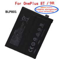 2024 Years 4500mAh 1+ Original Battery BLP801 For OPPO Oneplus 8T 9R One Plus 9R 8T High Quality Mobile Phone Battery Batteries