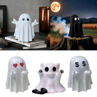 Halloween Ghost figurine Spooky nhựa Tức Giận Ma Dễ Thương đồ trang trí ma hoàn hào cho Trong nhà & 