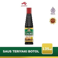 SAORI Saus Tiram / Teriyaki / Lada Hitam Botol Kecil Besar Teriyaki 135ml