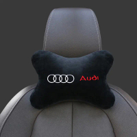 หมอนรองคอเบาะรถยนต์ ที่พักศีรษะเพื่อการผ่อนคลายและป้องกัน สำหรับ Audi Sline Q3 A5 A7 A8L A4L RS Quat