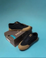 Sepatu Patrobas Cloud Low Lokal Pride Black Gum Sneakers kasual SIZE 38 44 Jamin Ori