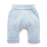 【Purebaby】澳洲有機棉 嬰兒鋪棉褲(新生兒 保暖長褲 有機棉)