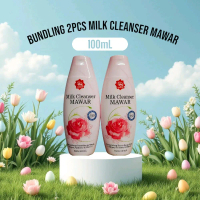 BUNDLING 2PCS VIVA MILK CLEANSER MAWAR 100ML ||PEMBERSIH WAJAH KUSAM Cleansing