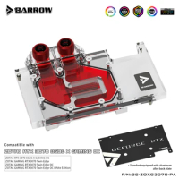 Barrow Video Cards Water Cooler BS-ZOXG3070-PA ZOTAC Geforce RTX 3070 X-GAMING OC GPU Block PC Gaming Liquid Cooling Building