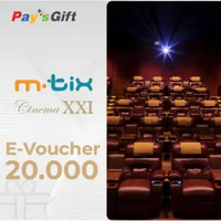 [FLASH SALE] - Voucher Digital MTix Nonton Cinema 21 (XXI) Rp 20.000