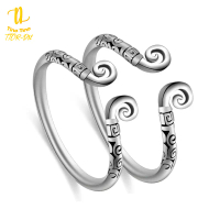 TINO TINO Cincin Couple D91 Model Headband Sun Wukong Ukir Wedding Ring/Cincin Nikah Cewek Cowok Had