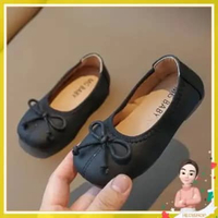 Sepatu Anak MG Shoes / MG Baby Shoes / Sepatu sekolah hitam /Sepatu Anti Licin 32 black
