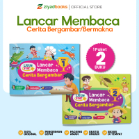(Dapat 2 Buku) Buku Belajar Membaca Anak - Lancar Membaca Cerita Bergambar Books