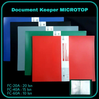 MJ Dokumen Keeper MICROTOP F4-60A / Clear Folder / Map Dokumen