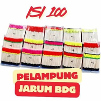 ISI 100 PCS Pelampung Pancing Jarum Kawat 6cm, 8cm, 10cm Motif Batik / Kumbul Ikan Mas Sensitif 10 C