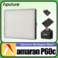 Aputure Amaran P60c Amaran P60x Bi-color 2500K-7500K RGB LED Light Panel for Professional Live Streaming Photography Studio