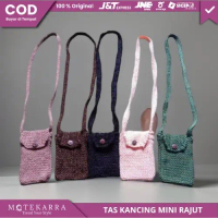 Tas Rajut Kancing Mini/ Tas Rajut / Tas Kancing / Tas Rajut HP Selempang