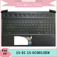 New Original For HP Pavilion Gaming 15 15-EC 15-EC0013DX TPN-Q229 Laptop Palmrest Case Keyboard US English Version Upper Cover