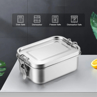Kotak Bekal Umigy Kotak Makan Lunch Box Stainless Steel Single Layer 850ml - U-30 New