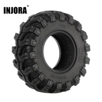 INJORA Mud Paw 1.0" Tires for 1/24 RC Crawler Axial SCX24 FMS FCX24 Enduro24 (T1022)