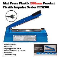 Alat Press Plastik 200mm Perekat Plastik Impulse Sealer PFS200
