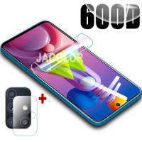 2IN1 Screen Gel Protector+Cam Lens Glass For Samsung Galaxy M13 M12 M11 M22 M21 M32 M31S M31 M30S M51 Soft Hydrogel Safety Film