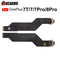1Pcs USB Charger Port For OnePlus 7T 7 8 Pro 1+7T 7Pro Charging Dock Flex Cable Replacement Parts